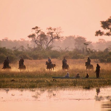 SAFARI A CABALLO LUXURI EN EL OKAVANGO
